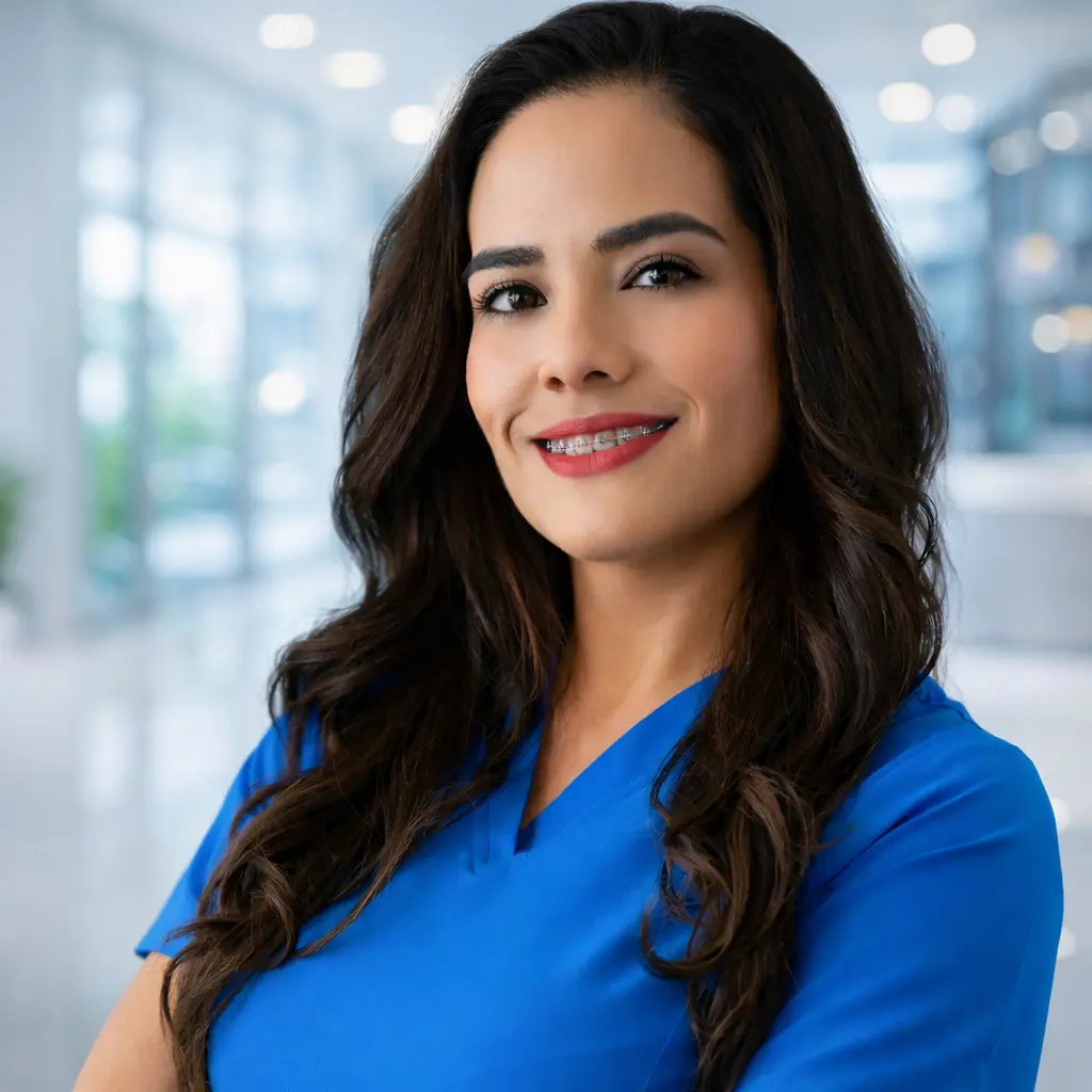 Cirujana pediatra en consulta explicando el diagnóstico y el plan de tratamiento a la familia